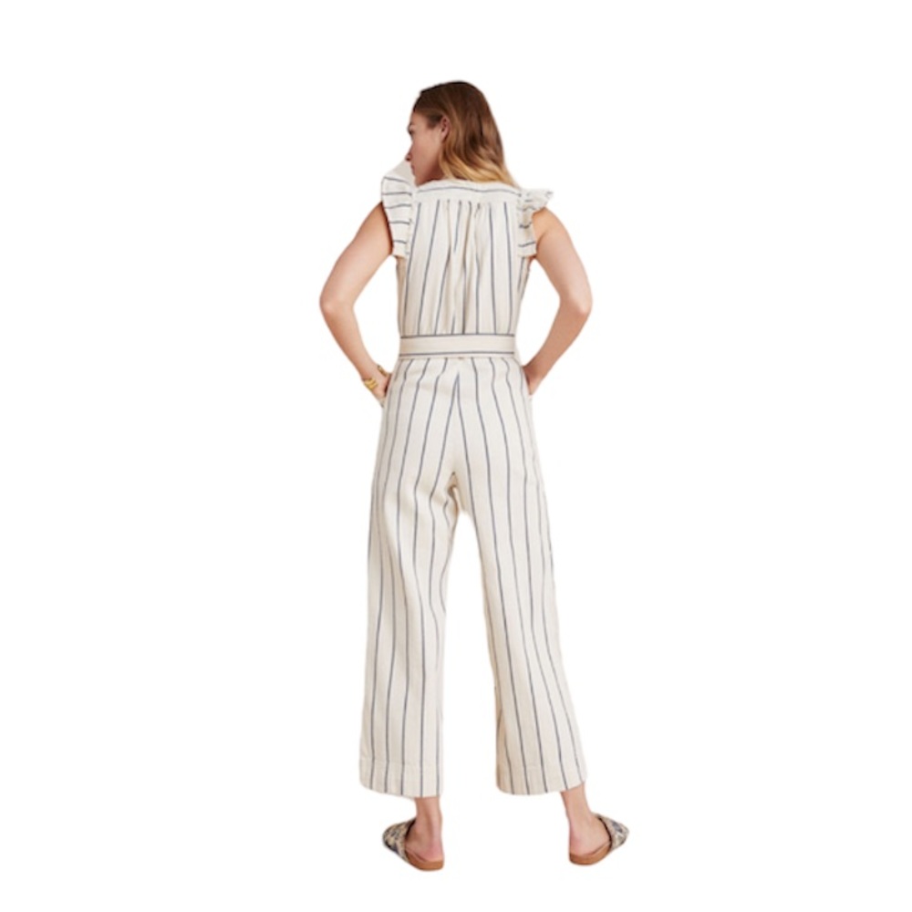 Anthropologie Femme Striped Jumpsuit New Size 2 - Picture 2 of 6